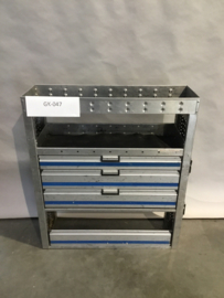 Aluminium Finnerup bedrijfswagen inrichting GK-047