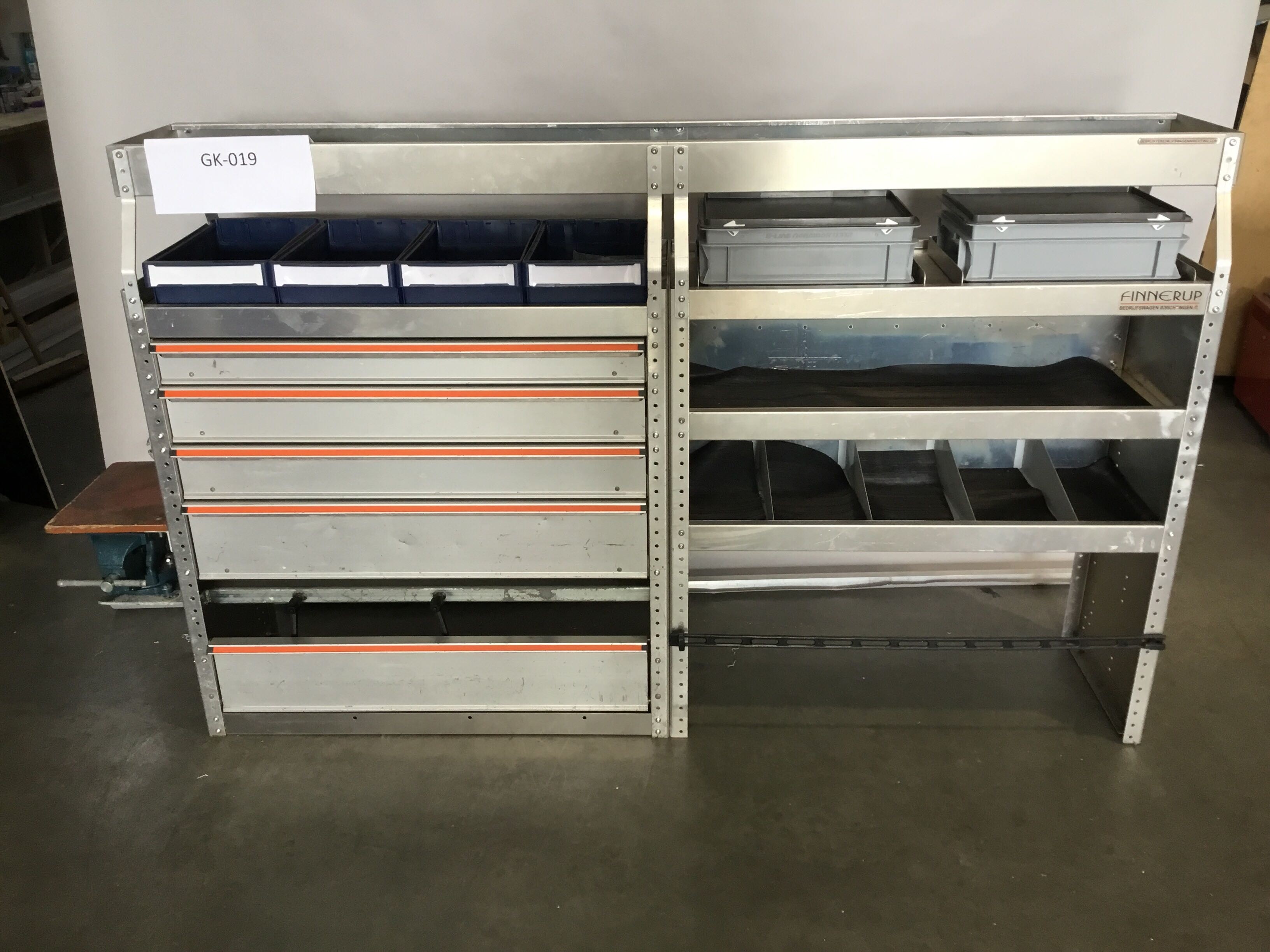 Aluminium bedrijfswagen inrichting GK-019