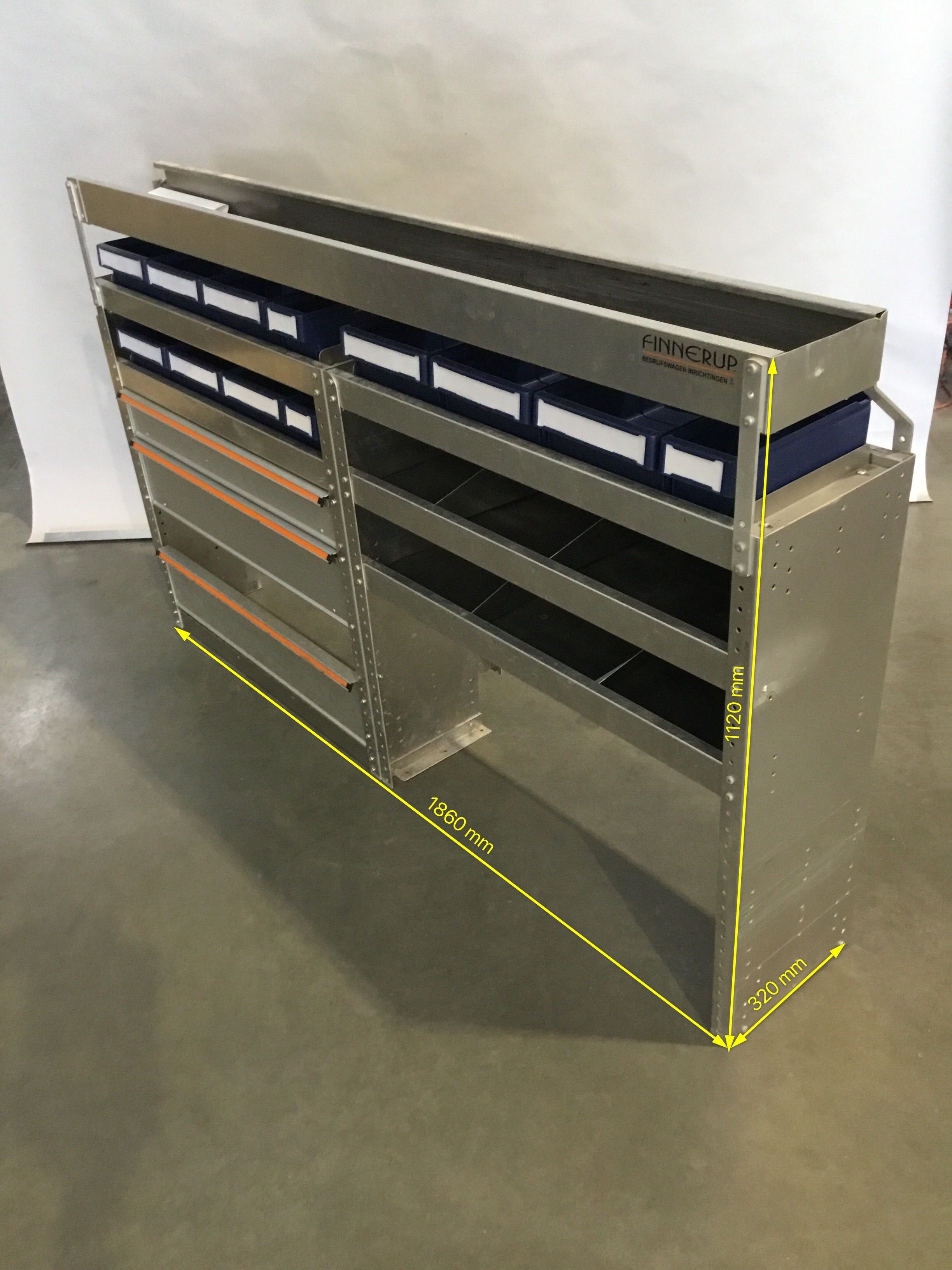 Aluminium bedrijfswagen inrichting GK-032