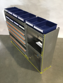 Aluminium Finnerup bedrijfswagen inrichting GK-059