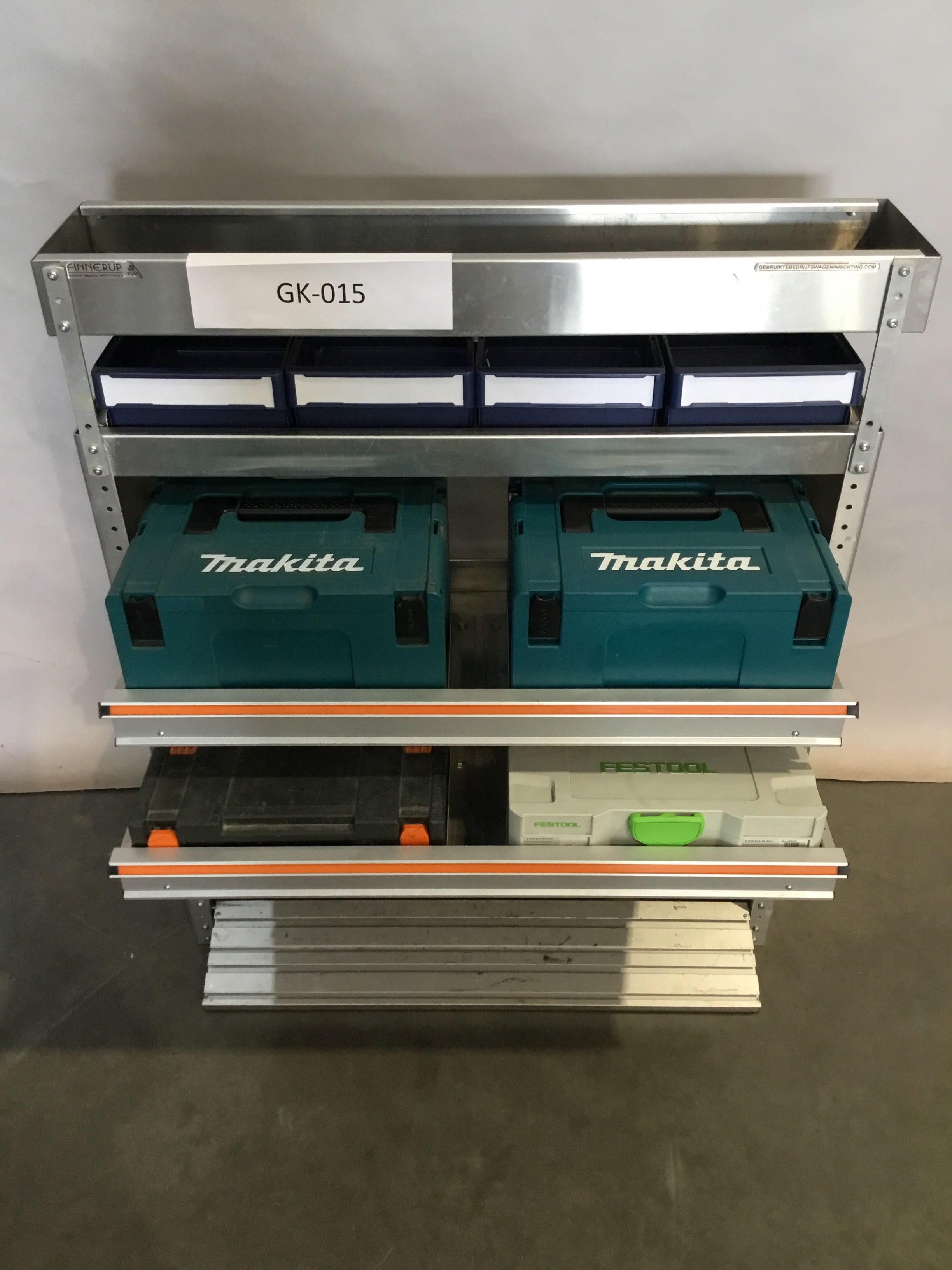 Aluminium Finnerup bedrijfswagen inrichting GK-015