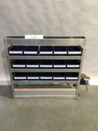 Aluminium Finnerup bedrijfswagen inrichting GK-069