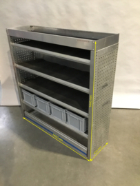 Aluminium Aluca bedrijfswagen inrichting GK-045