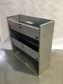 Aluminium Finnerup bedrijfswagen inrichting GK-056