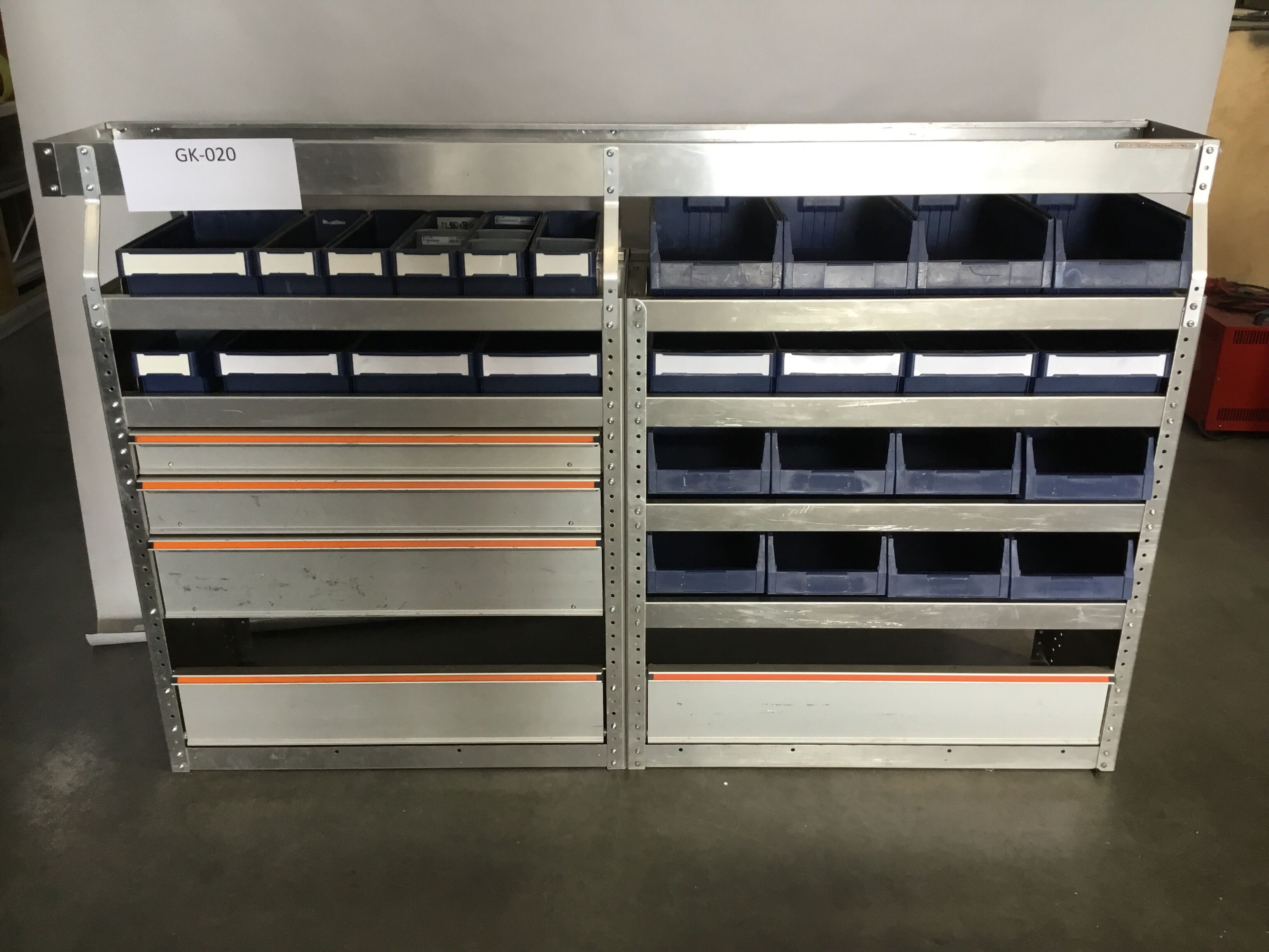 Aluminium bedrijfswagen inrichting GK-020