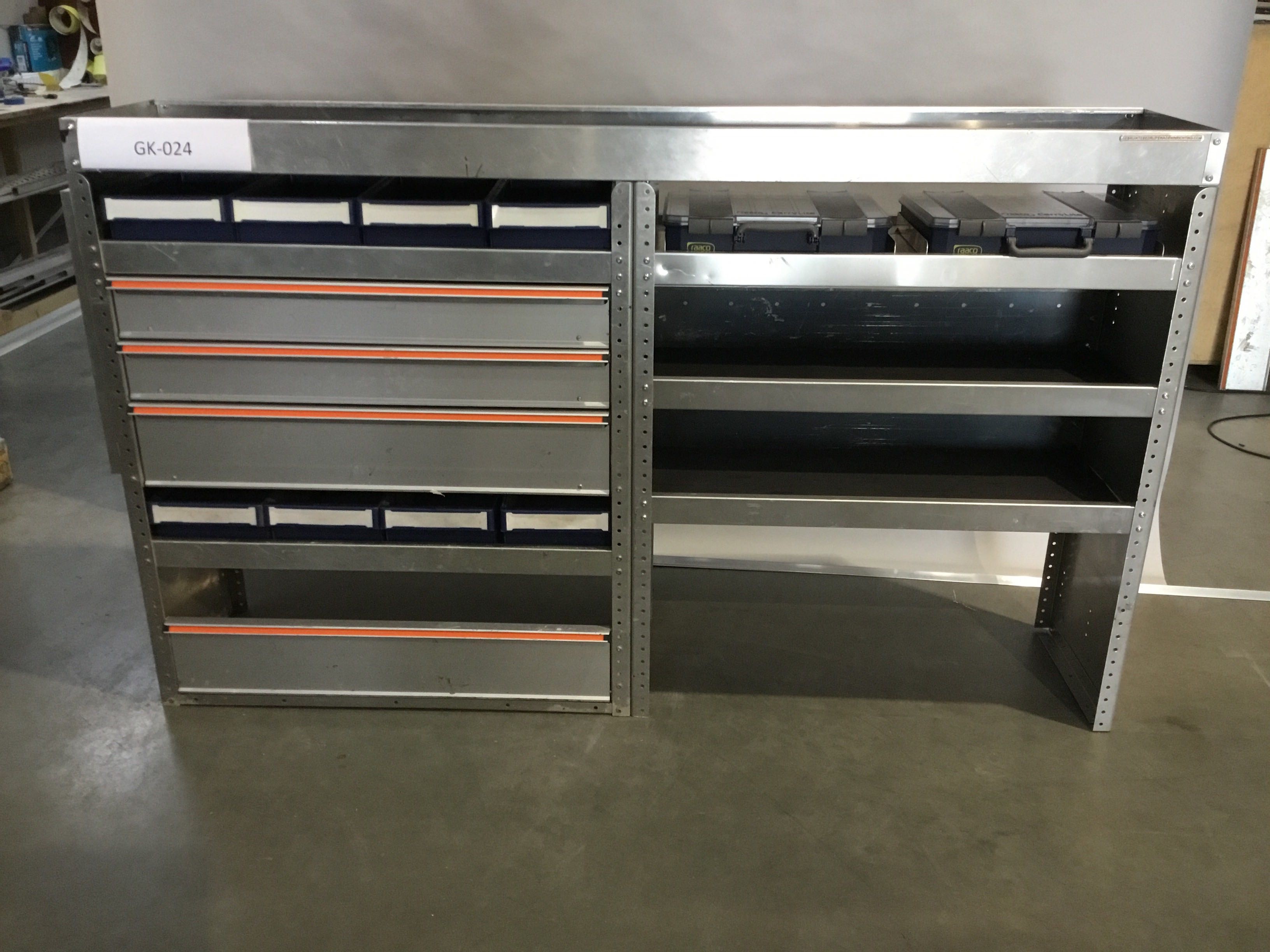 Aluminium bedrijfswagen inrichting GK-024