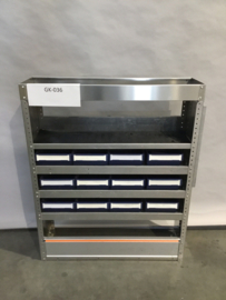 Aluminium bedrijfswagen inrichting GK-036