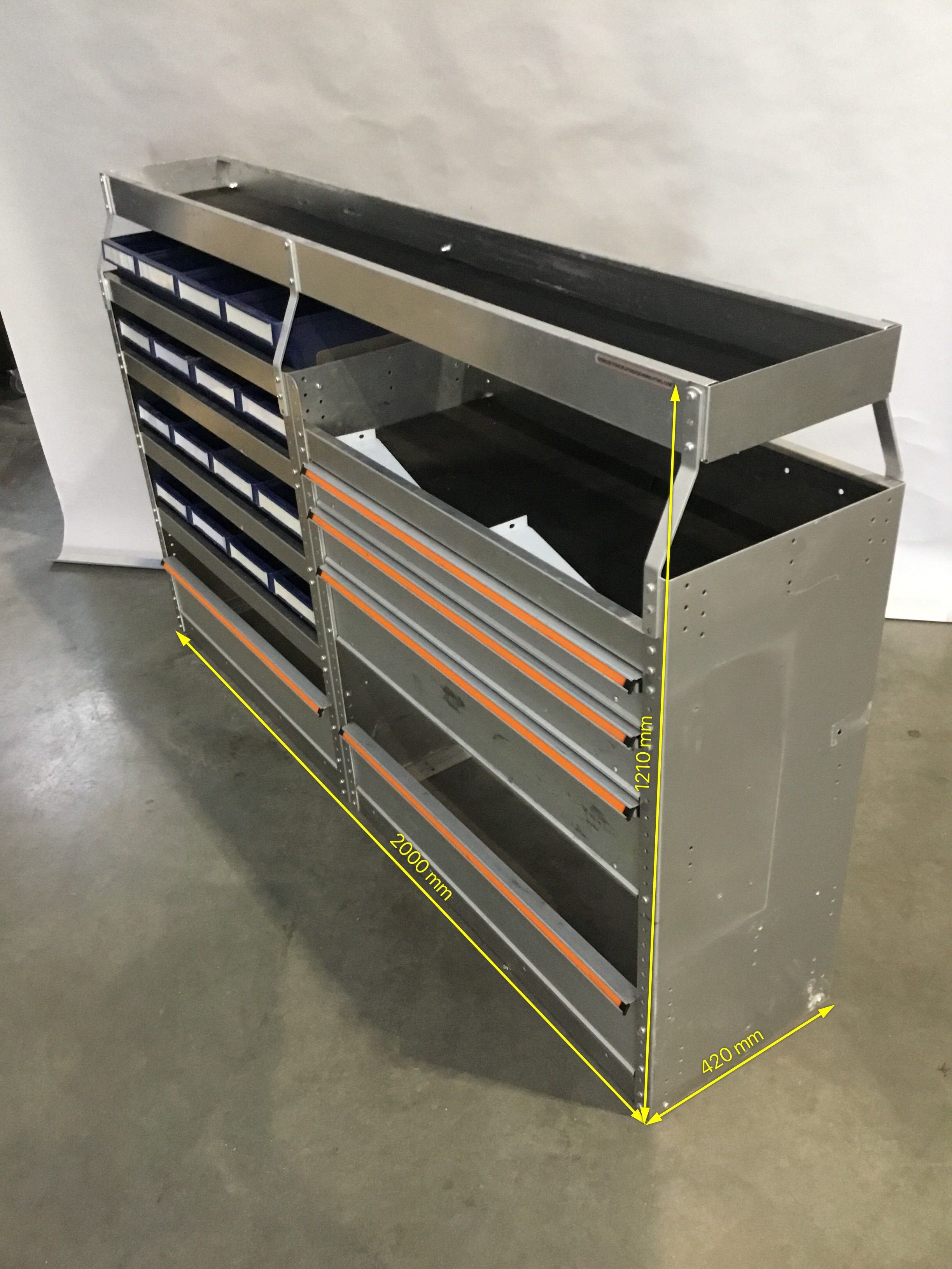 Aluminium bedrijfswagen inrichting GK-035