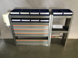 Aluminium Finnerup bedrijfswagen inrichting GK-059