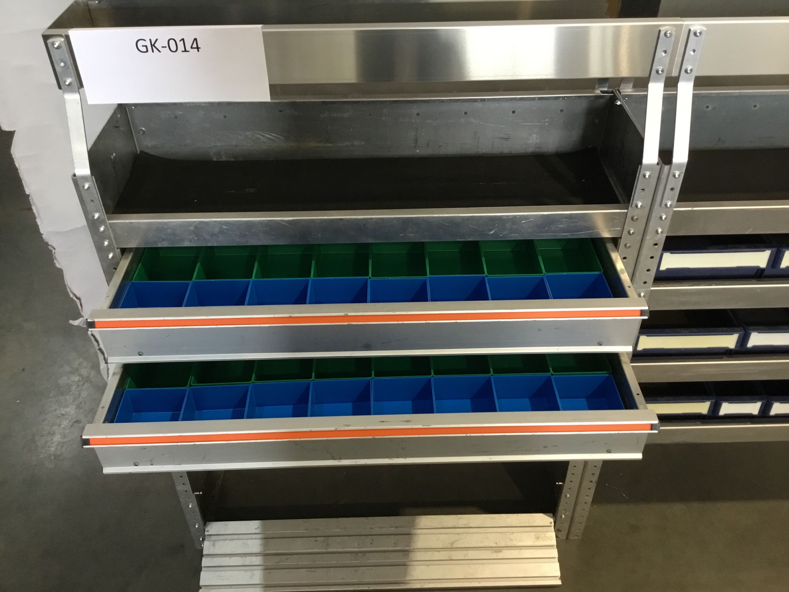 Aluminium bedrijfswagen inrichting GK-014