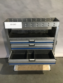 Aluminium Finnerup bedrijfswagen inrichting GK-047