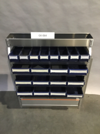 Aluminium Finnerup bedrijfswagen inrichting GK-064