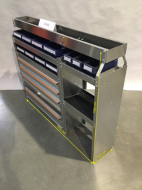 Aluminium Finnerup bedrijfswagen inrichting GK-065