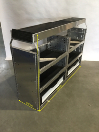 Aluminium TOM-LOCK bedrijfswagen inrichting GK-074