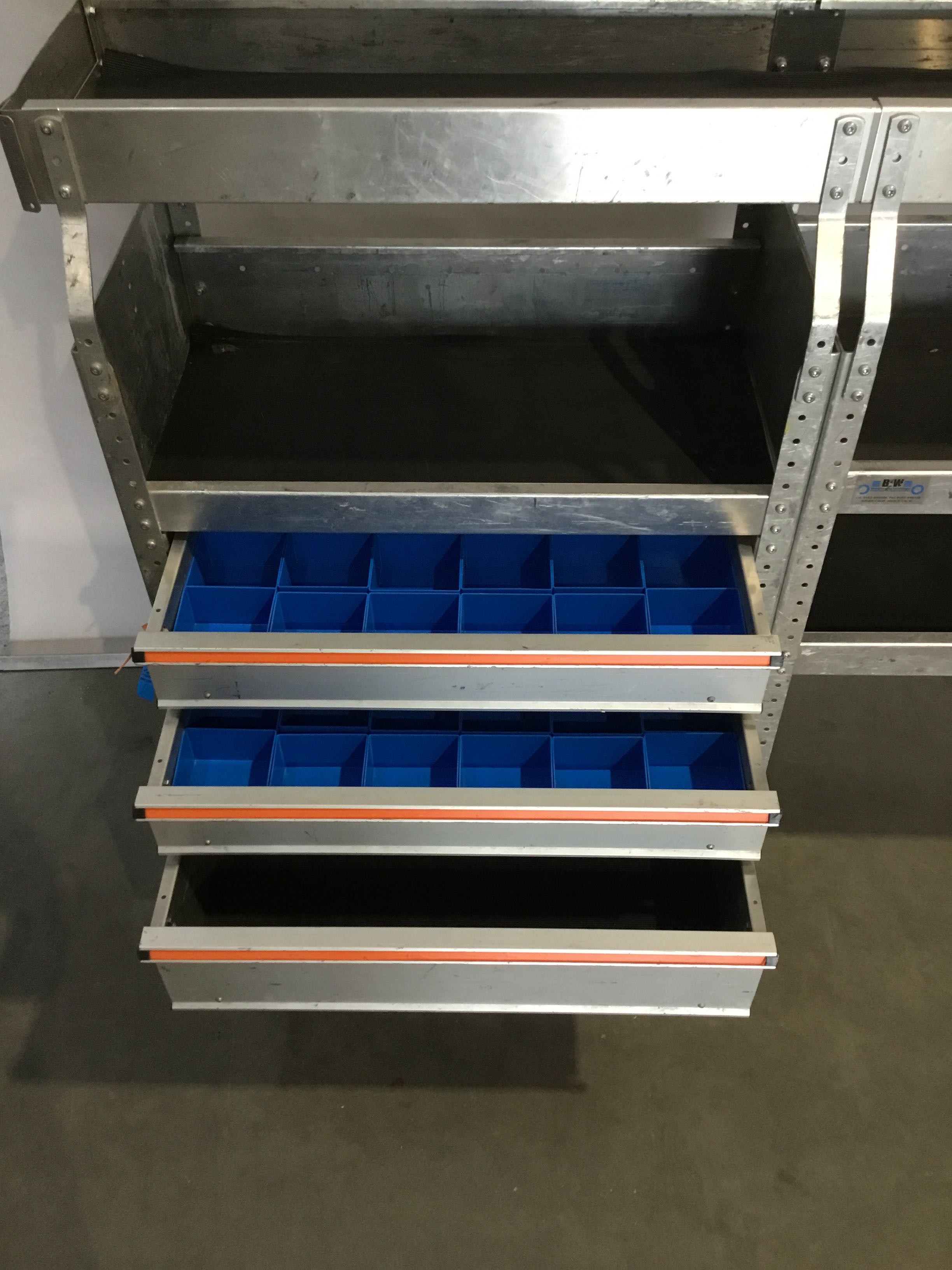 Aluminium bedrijfswagen inrichting GK-023