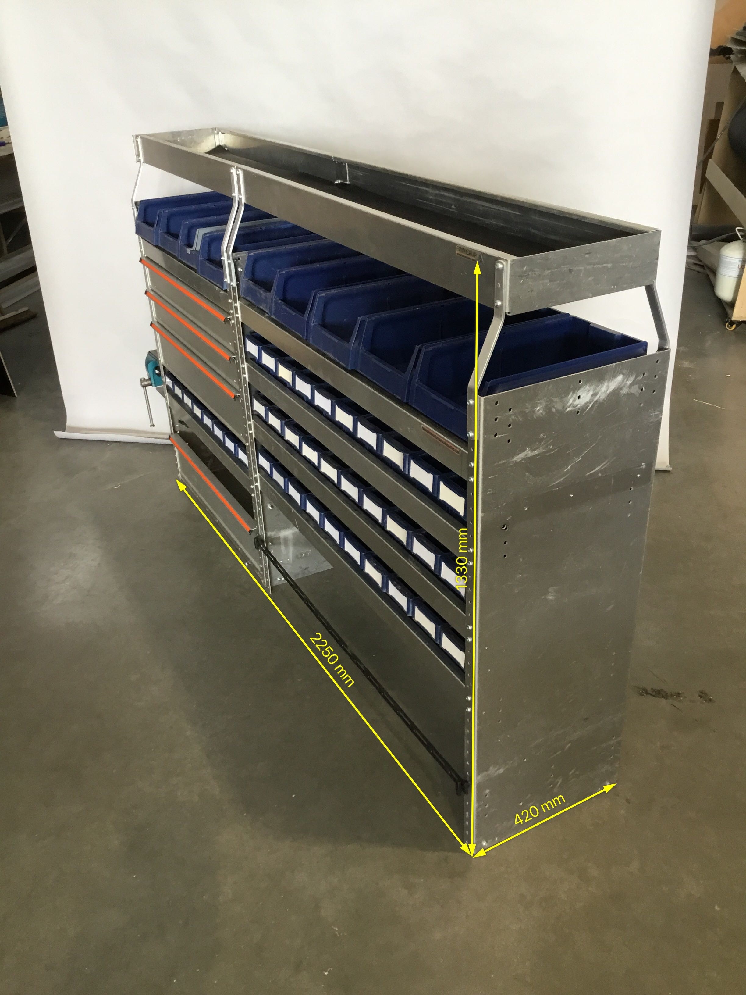 Aluminium bedrijfswagen inrichting GK-018