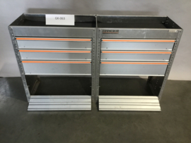 Aluminium Finnerup bedrijfswagen inrichting GK-063