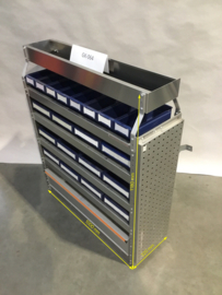 Aluminium Finnerup bedrijfswagen inrichting GK-064