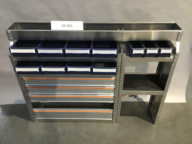 Aluminium Finnerup bedrijfswagen inrichting GK-065