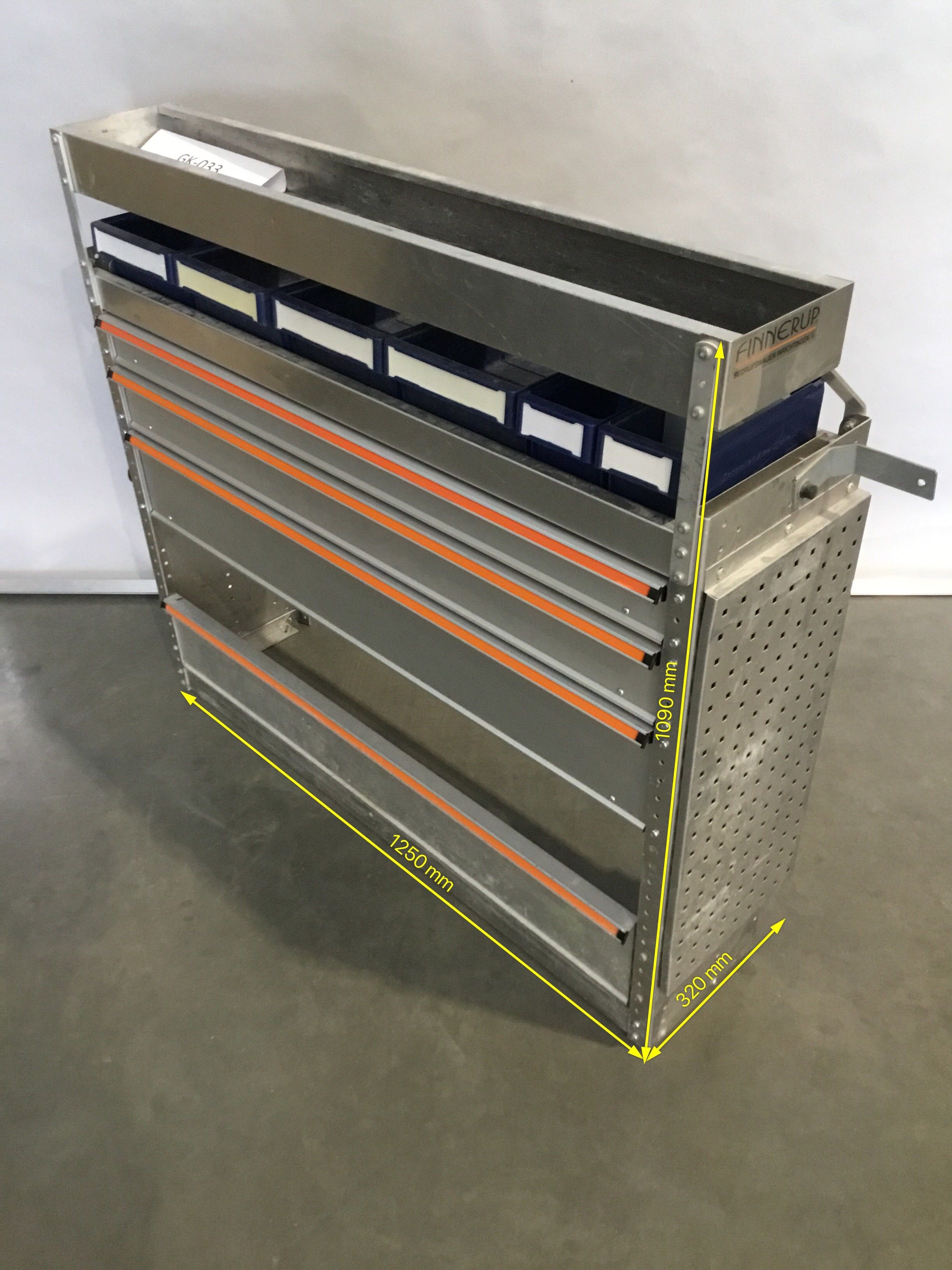 Aluminium bedrijfswagen inrichting GK-033