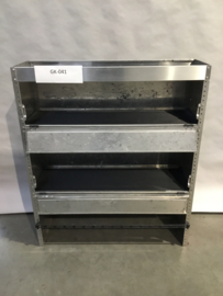 Aluminium bedrijfswagen inrichting GK-041