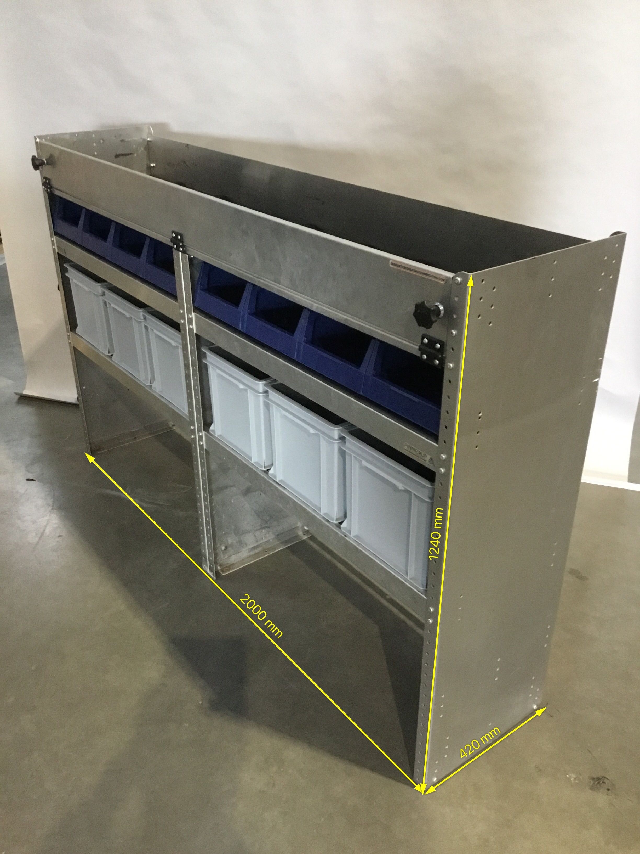 Aluminium bedrijfswagen inrichting GK-028
