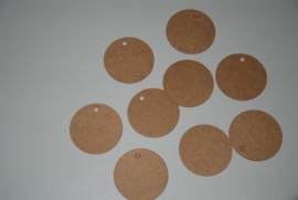 Ronde labels mini 2,0 cm diameter (25 stuks)