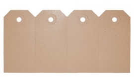 Manilla label 12,0 x  6,0 cm (12 stuks)