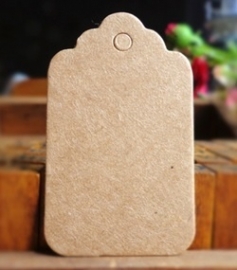 Label met boogjes (5,0x3,0cm/25 stuks)