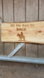 Beuken plank met gravering (50x30cm)