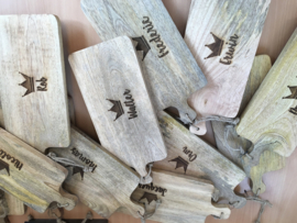 Mango houten snijplank F (13x21 cm) incl graveren