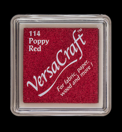 Versacraft small "Poppy Red" textielinkt