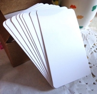 bevolking Eerlijkheid Adverteerder Blanco visitekaartjes Wit (100 kaartjes) | Papier en schrijven |  Stempelfun- Stempels laten maken, graveren, labels en hobbymaterialen!
