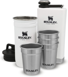 STANLEY PRE PARTY SET SHOT GLASS + FLASK