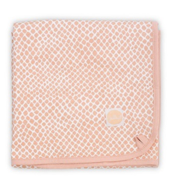 Jollein - Deken - Jersey - 75x100 cm - Snake - Pale - Pink