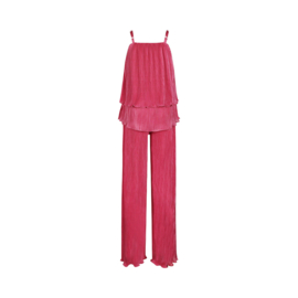 No Way Monday - Jumpsuit - 2-delige set - Fuchsia - Wide Leg