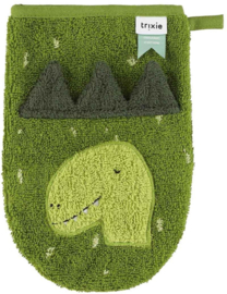 Trixie - Washandjes - 2-pack - Mrs. Elephant - Mr. Dino