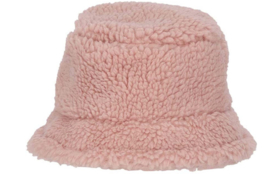 Sarlini - Muts - Hoedje - Bucket Hat - Light  Pink - Teddy