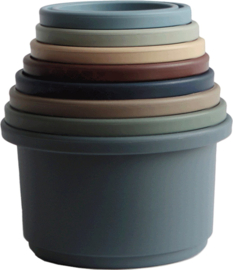 Mushie - Stapeltoren - Stacking - Cups - Forest