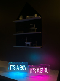 Neon - Verlichting - It's - A - Girl - Roze