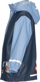 Playshoes - Regenjas - Bouwplaats - Lichtblauw