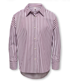 Only - Blouse - KOGVESPER - Pink Lady Fudge