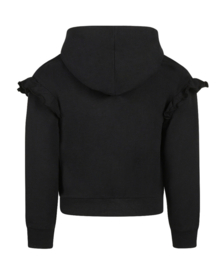 Koko Noko - Vest - Zwart - Ruffles - Bio Cotton