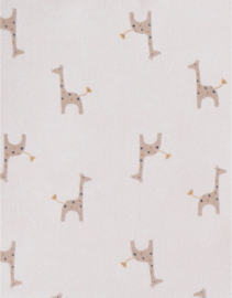Noukie's - Pyjama - Giraffenprint - Beige - Fluweel