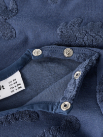 Name It - T-shirt - NBMJOSH - Badstof - Schildpadjes - Vintage Indigo