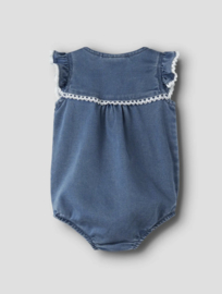 Name It - Romper - NBFMOLLY - Kantendetails - Medium Blue Denim