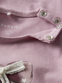 Name It - T-shirt - Longsleeve - NBFRISSY - Keepsake Lilac - Strikje