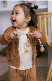 Dirkje - T-shirt - Beige - Eekhoorn - Maat 56