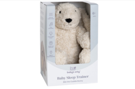 Baby's Only Bibi het knuffelkonijn met slaaptrainer - Baby knuffel met white noise en slimme huilsensor - Nachtlicht - Warm Linen