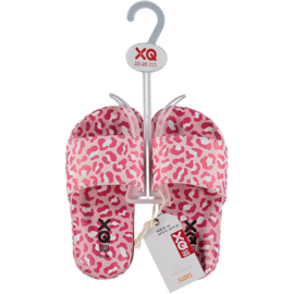 XQ Footwear - Slippers - Panterprint - Roze